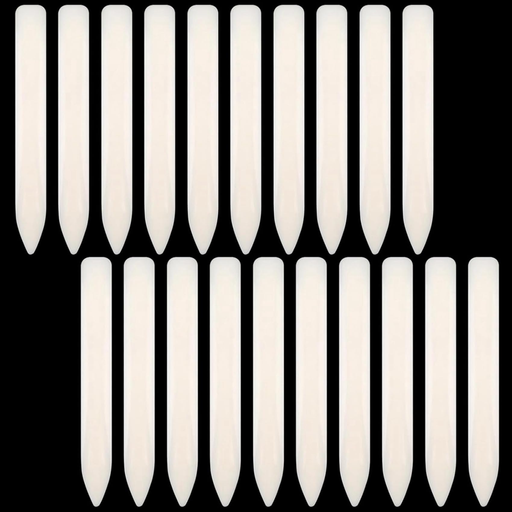 Falzbein-Werkzeug 100er-Pack, Kunststoff, zum Basteln, Rillen, Falten, Papierbasteln, Scrapbooking
