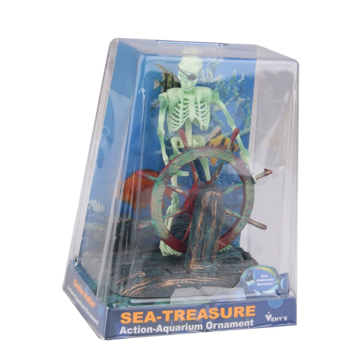 Toddmomy Lot De 3 Décorations Uniques pour Aquarium À Air Comprimé Ornements en Forme De Crâne De