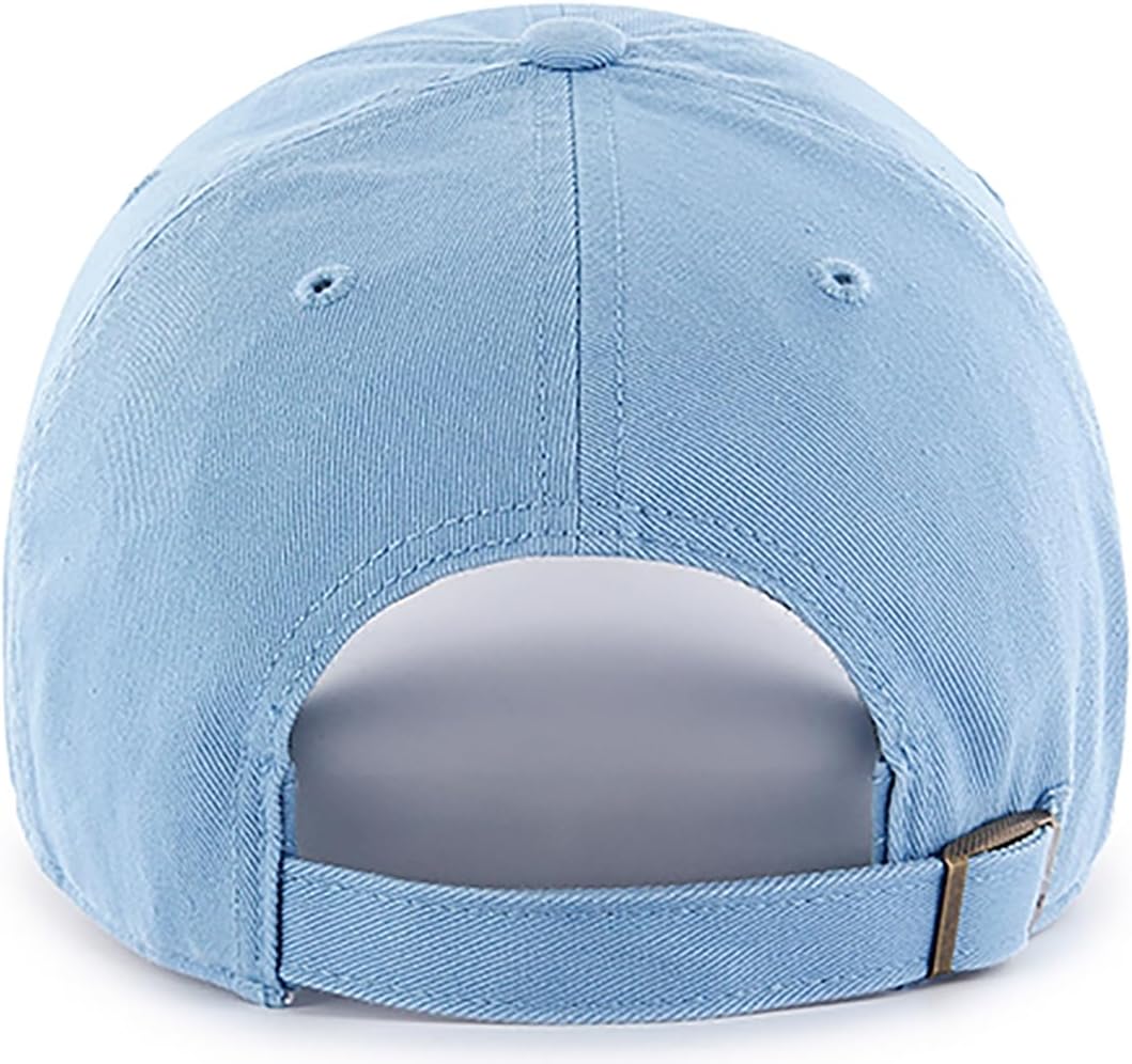 47 Brand MLB Alternate Color Primary Logo Clean Up Adjustable Baseball Cap Hat, Adult One Size Fits All (US, Alpha, One Size, Tampa Bay Rays, Tampa Bay Rays)