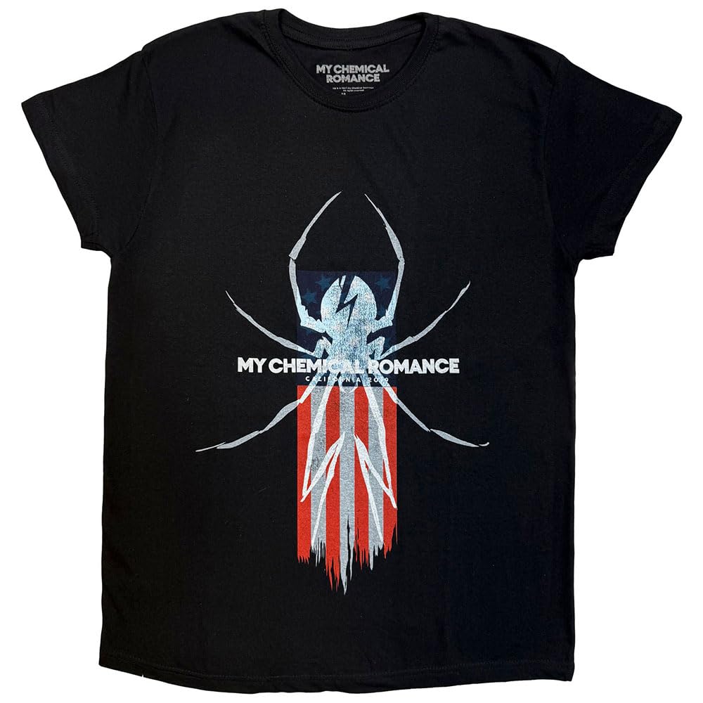 Paradiso Clothing Unisex Black Paradiso My Chemical Romance Spider T Shirt - S