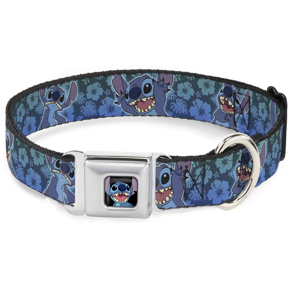 Collier Stitch Souriant pour chien accessoire de promenade id&eacute;al au parc et en ville