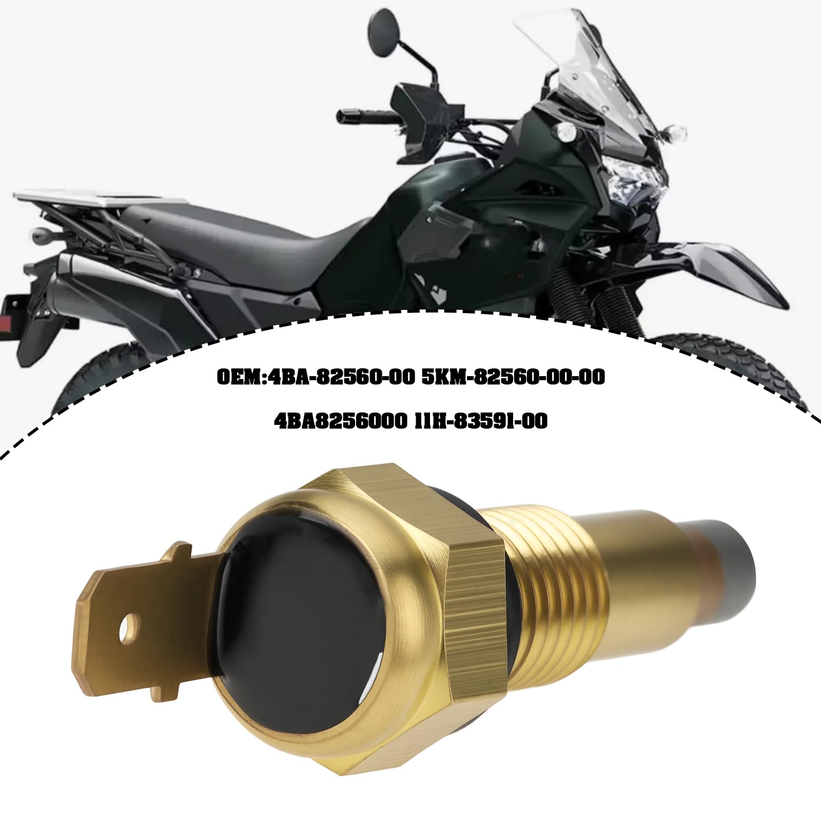 ECSiNG Sensor de Temperatura para Motocicleta 4BA-82560-00 5KM-82560-00-00 Compatible con Kawasaki KLR650 KL650 KL600