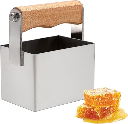 Miniatura 1 de Juego de cortador de apicultura con caja de acero inoxidable rectangular troquelado, accesorios para apicultores, para principiantes, apicultores