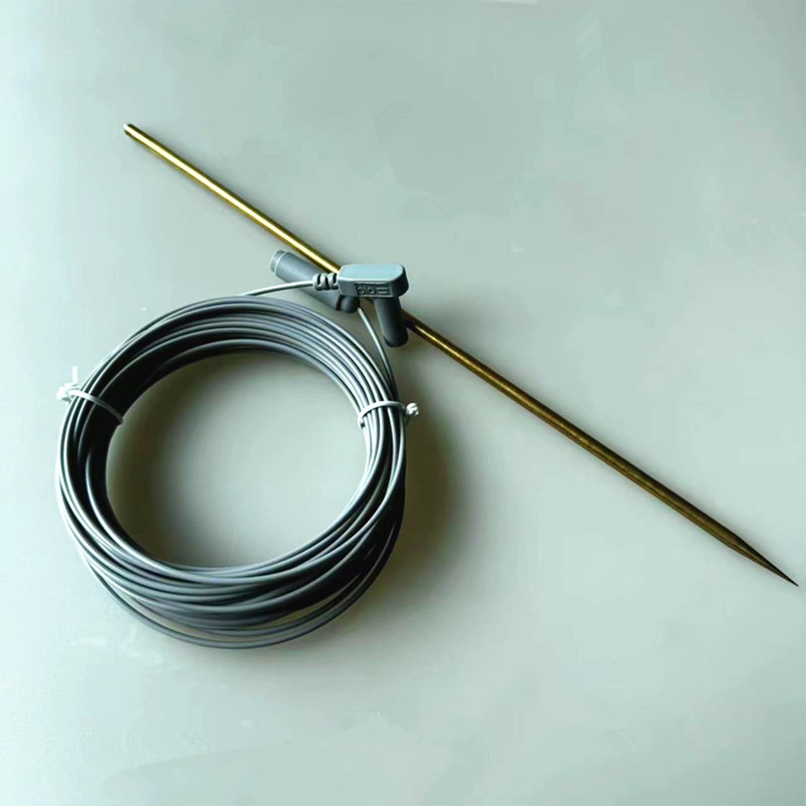 Erdungsstab Mit Kabel, Erdungsbettlaken-Flachstecker, Tragbares Erdungsstab-Set, Erdungsstab Mit 40 Fuß Langem, Erdungskabel Für Erdungsmatten, Decken