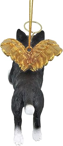 Miniatura 91 de Design Toscano Pitbull Dog Angel - Adorno navideño para árbol de Navidad, 4 pulgadas, resina de piedra fundida, acabado marrón y dorado Marrón