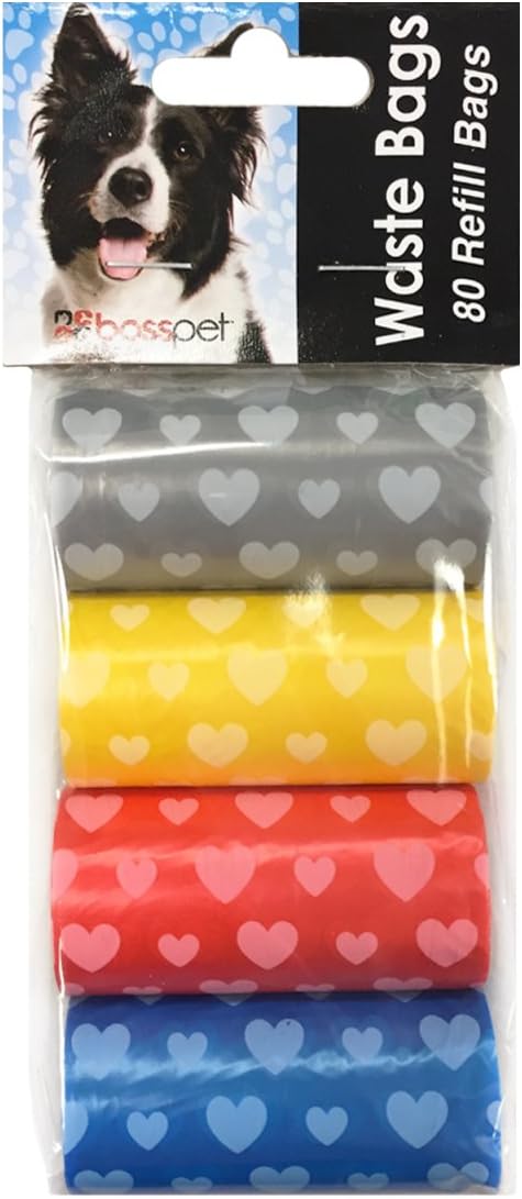 Boss Pet80 Universal and Durable Dog Waste Poop Pick Up Bags Refill