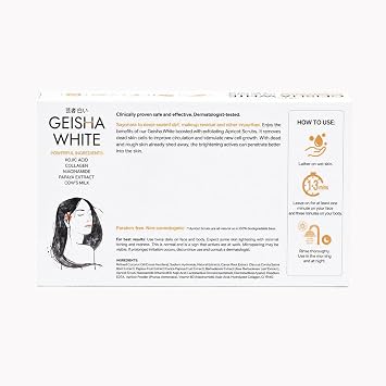 Geisha White Intense Skin Cleansing Bar - 3 bars x 65g