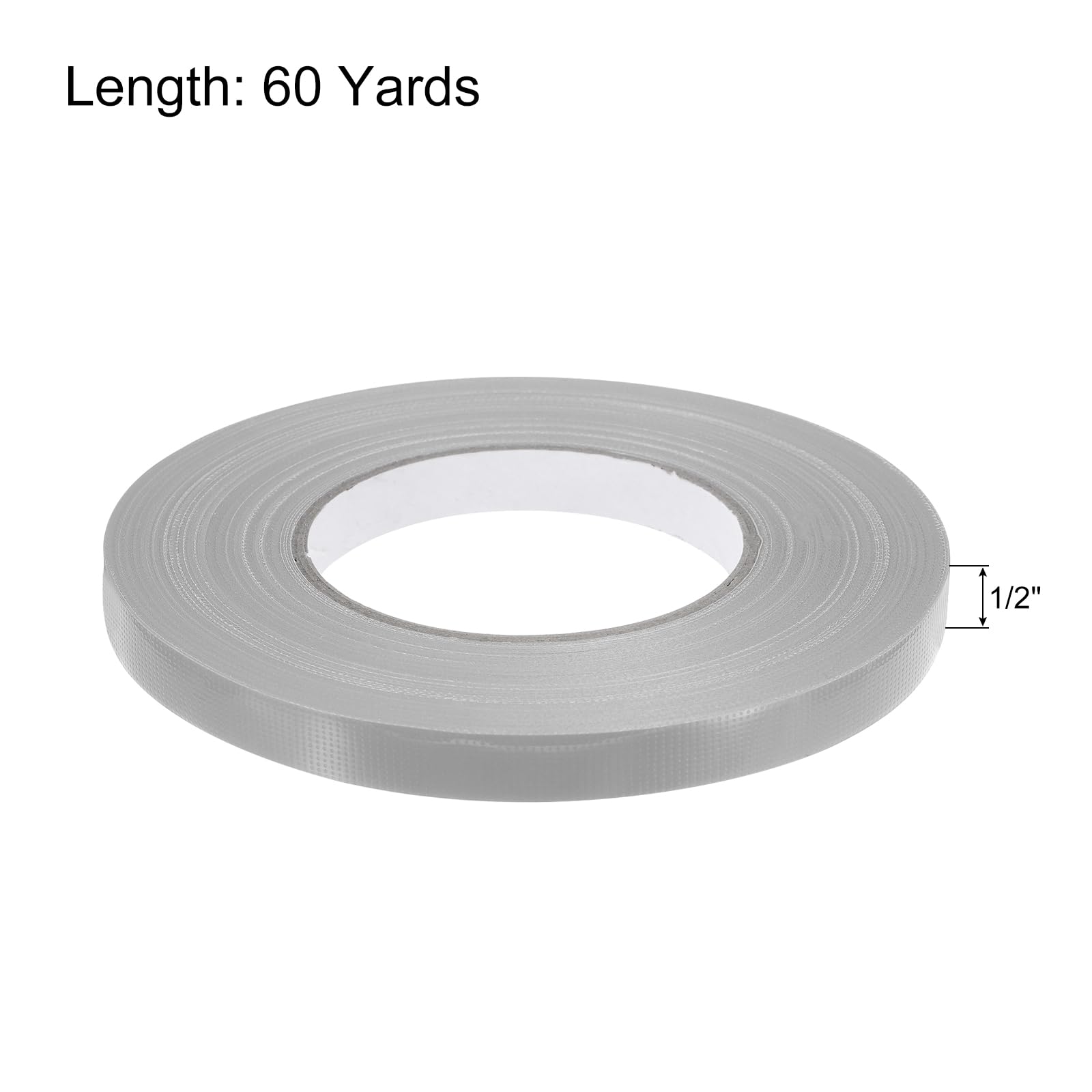 MECCANIXITY Gaffer Tape Roll – White, 1" X 6 Yards, Matte Fabric, Residue-Free, For DIY, Backdrops, Cable Taping & Decor