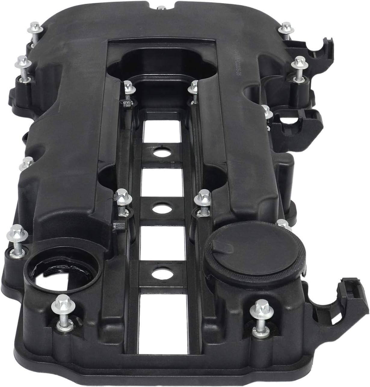 Engine Valve Cover Assembly with Gaskets, Bolts & Oil Filler Cap - Direct Fit for 2011-2020 Chevy Cruze/Sonic/Trax/Volt,Cadillac ELR, OE Replacement #55573746, 25198498, 264-968, 25198874