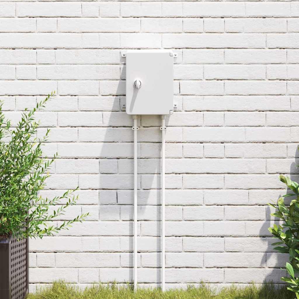 Gaine de protection pour conduit électrique en plastique ABS 25 x 13 x 24 cm, solution d'installation flexible ou rigide pour rénovation, chantier, mur, plafond ou sol