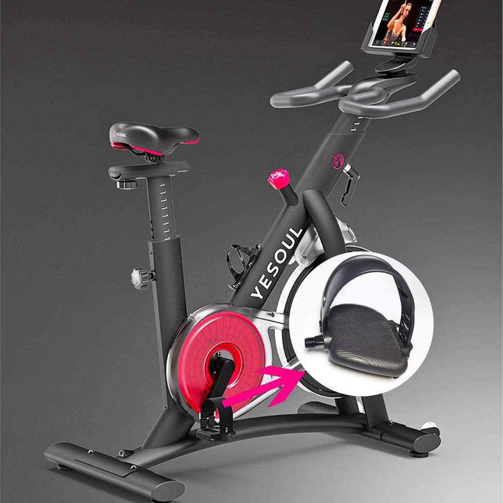 Sangles de Pédale Universelles, Sangle Velo Pedale Velo Réglables en Caoutchouc pour la Gym Le Vélo d'Appartement Le Vélo