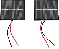 Vista 2 de Módulo de célula solar micro para bricolaje, módulo de panel solar de polisilicio pegamento células solares 1.693x2.165 in 0.4W 1.5V Micro Solar