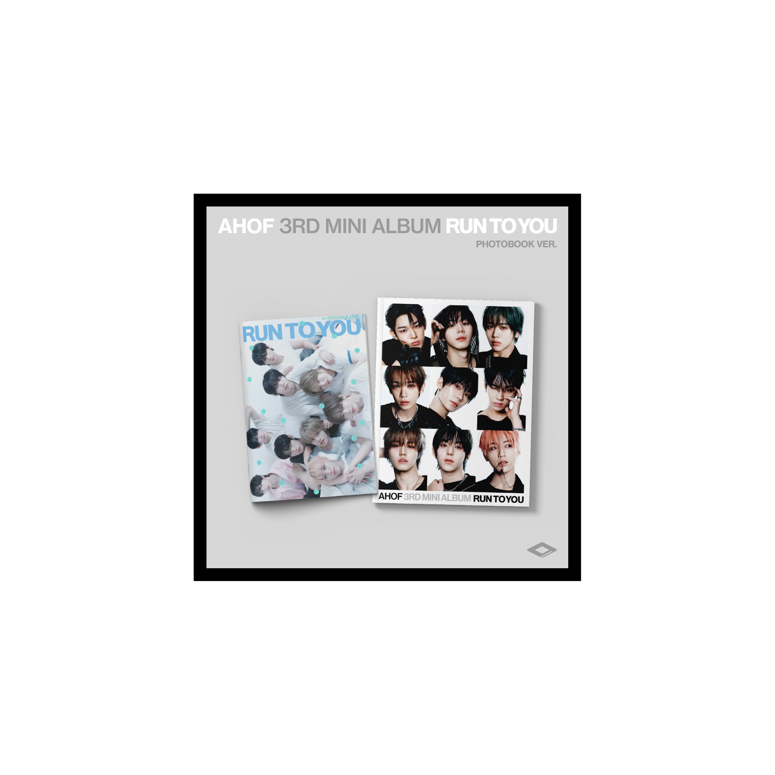 (Zestaw fotoksiążek: SERCE + RUSH) AHOF RUN TO YOU 3. mini album ze śledzeniem