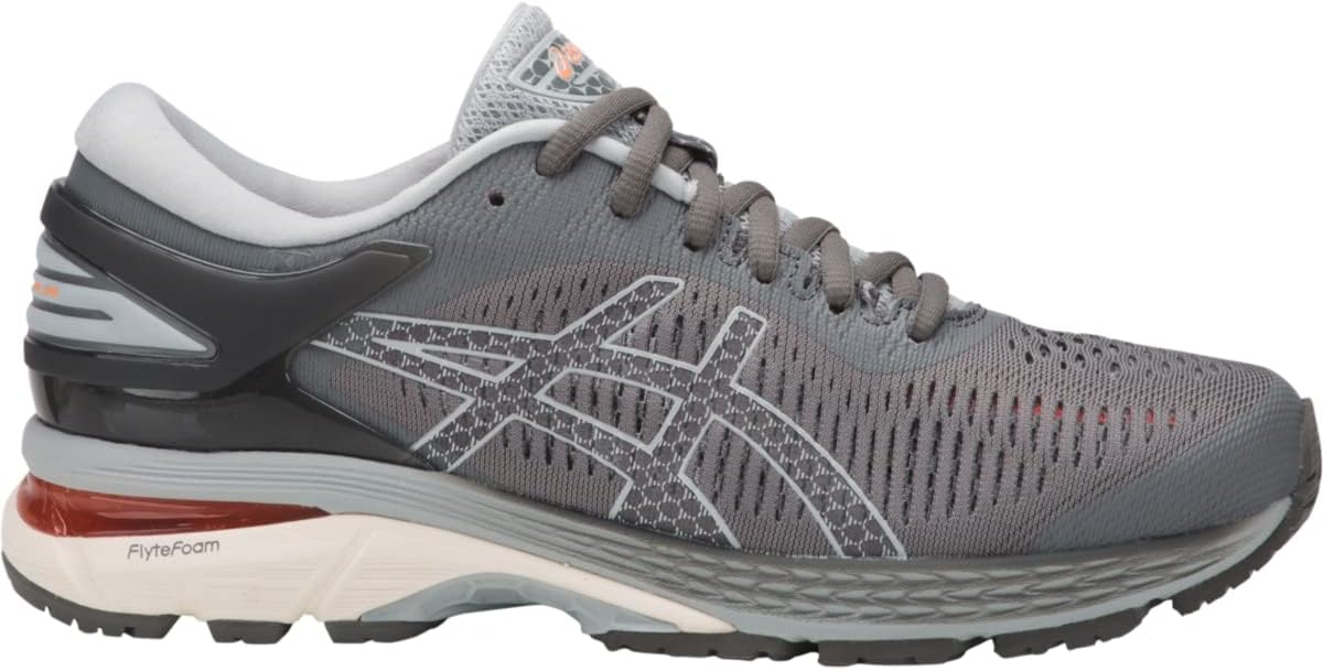 ASICS Women's Gel-Kayano 25 Running Shoes 6 Carbon/Mid Grey
