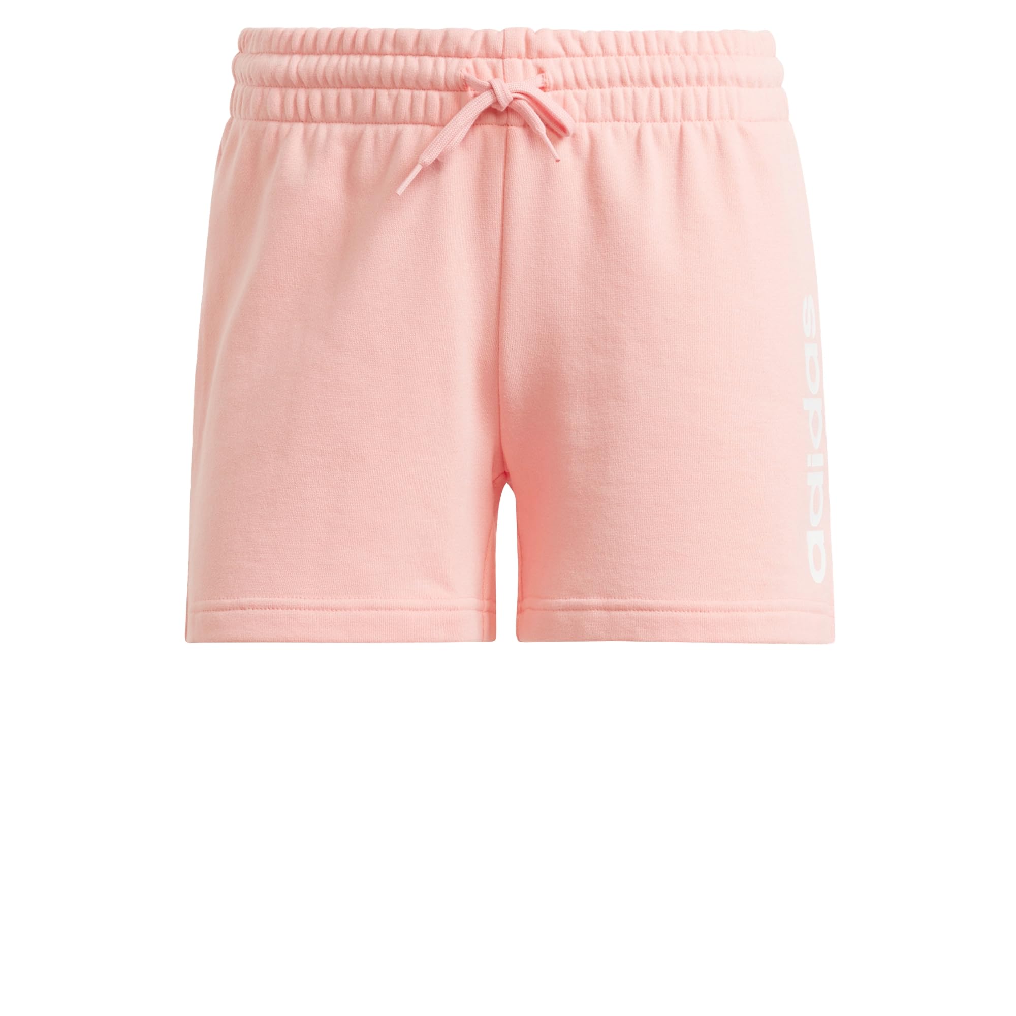 adidas Women's Essentials Linear French Terry Shorts, Semi Pink Spark, XS