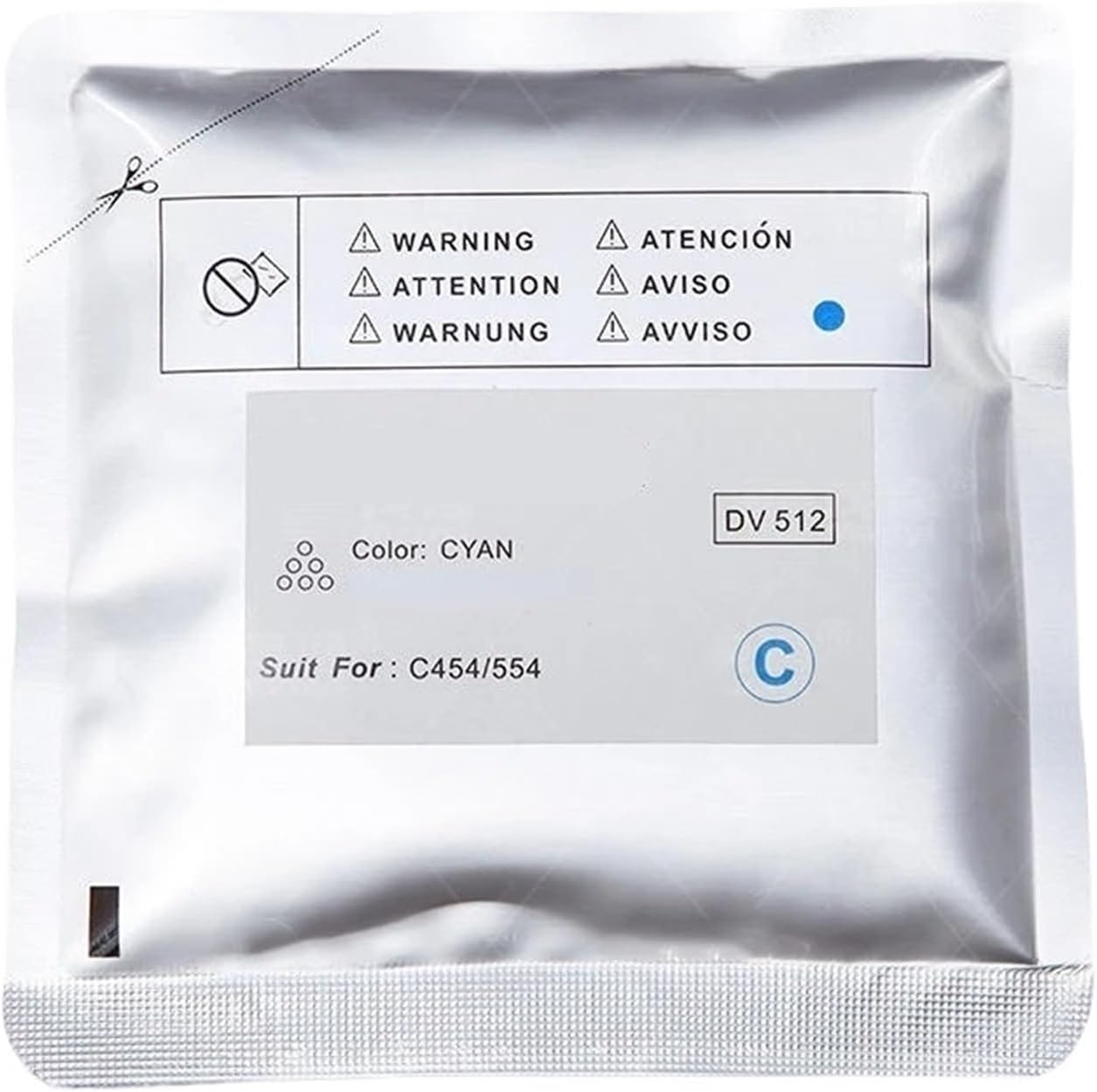 1PC Compatible Developer for Multifunction Printers Models C224e 284e 364e C454e 554e C284 C364 C554 C454 C224(C)