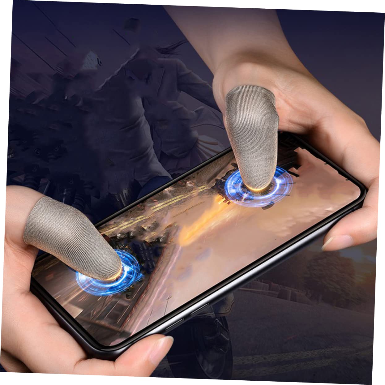 Mikikit 50pezzi Per Gaming Antiscivolo Copridita Per Accessori Per Giocatori Professionisti Comfort e Assorbimento Adatti Per
