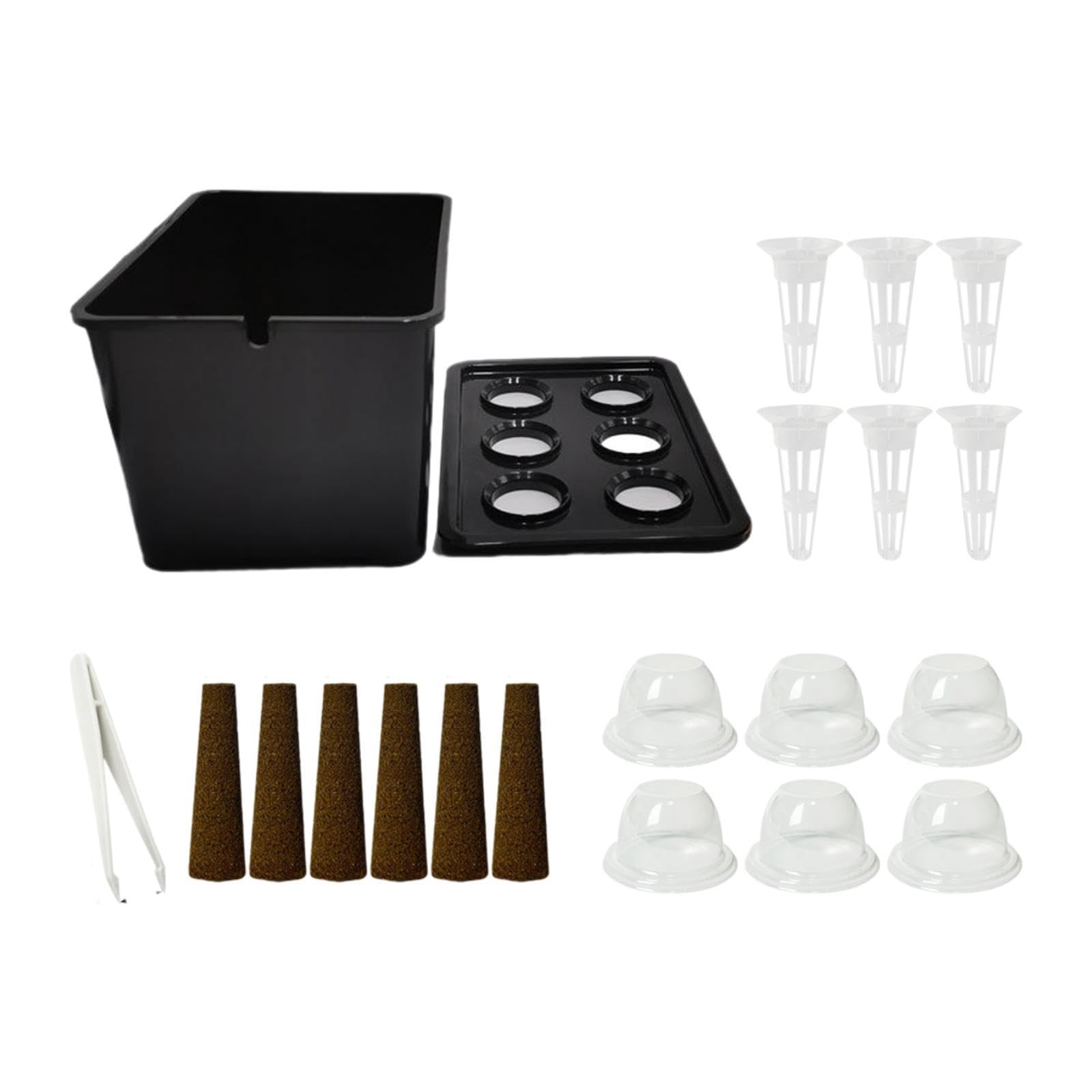 Hydroponics Growing System Hydroponics Grower Kit for Hotel Parterre Balcony Black-image-6