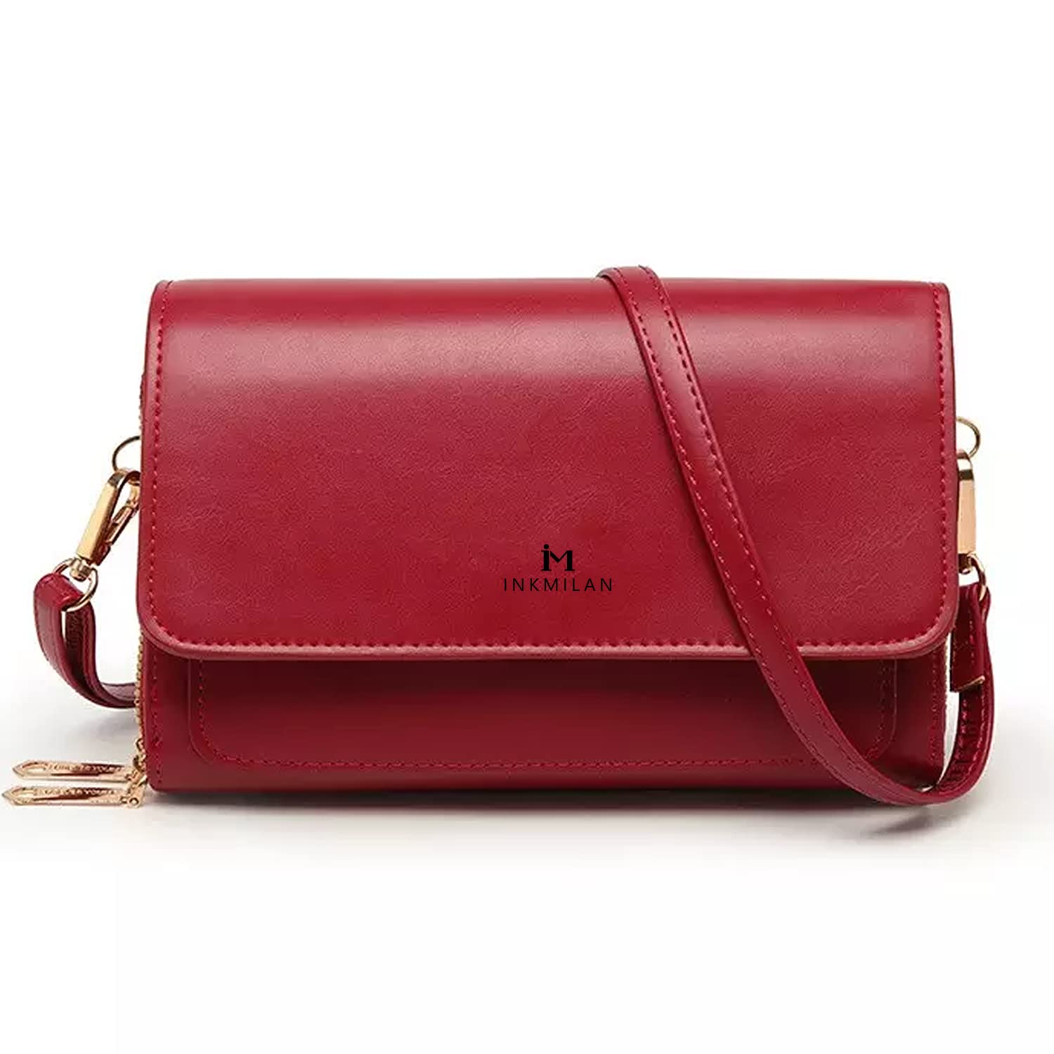 INKMILAN Womens Mini Shoulder Bag Travel Purse, Exquisite Crossbody Handbag for Women, Mini Messenger Shoulder Handbag with Detachable Adjustable Strap (RED) (B0BQMYYW18) Amazon Price History, Amazon Price Tracker