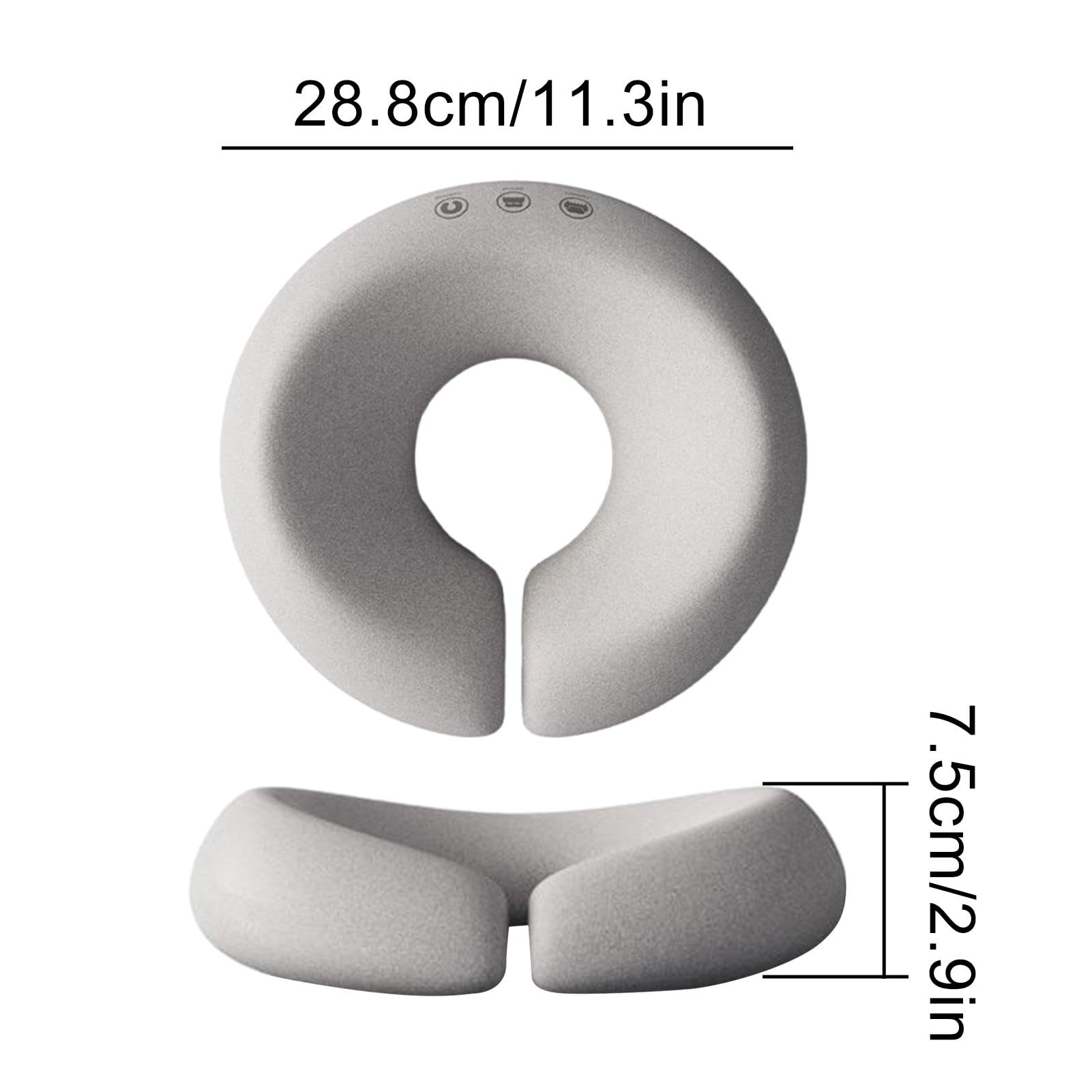 Cojín de masaje facial - Cojín de masaje para camillas de masaje, reposacabezas profesional en forma de U, reposacabezas elástico para sillones de masaje, cama de spa