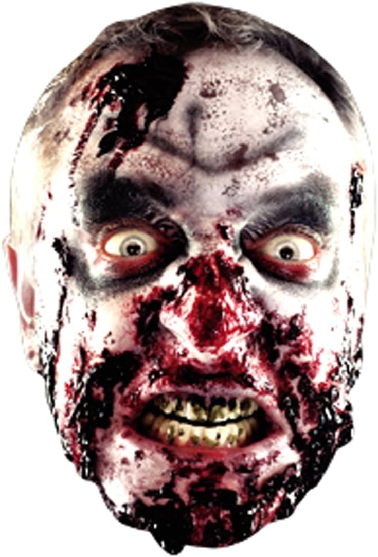 Star Cutouts - stsmp139 6 Zombie Mask for Adult - One Size, Multicolor