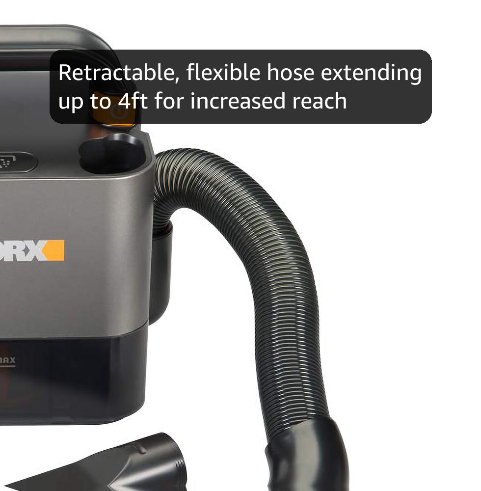 Amazon.com - WORX WX030L 20V Power Share Cordless Cube Vac Compact Vacuum,  Black