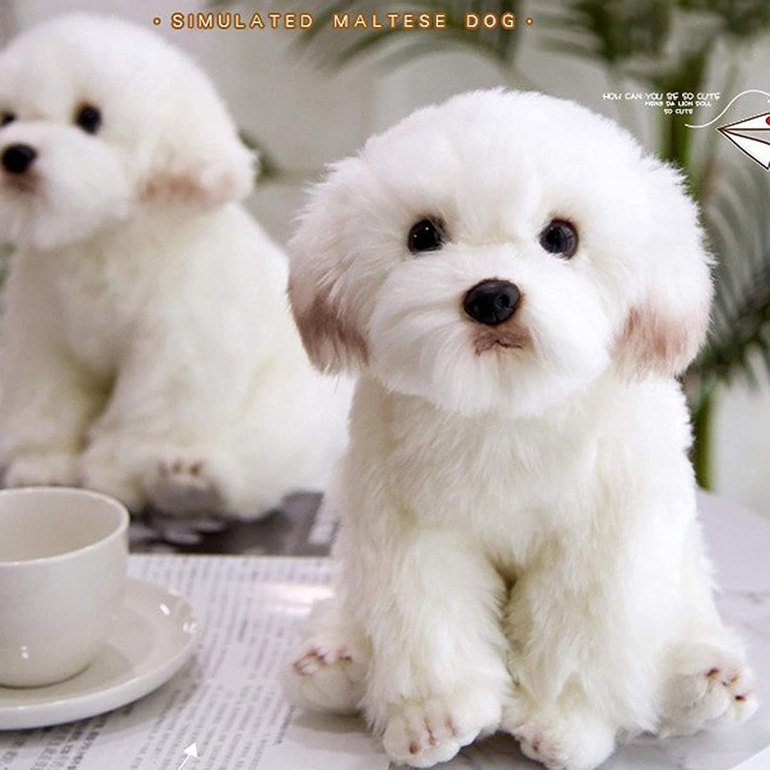 14 Realistic Plush Maltese Dog, Stuffed Animal Philippines Ubuy