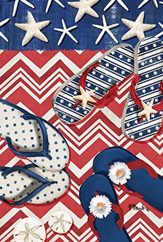 Amazon.com : Toland Home Garden 1112136 Chatham Light summer Flag 12x18 ...