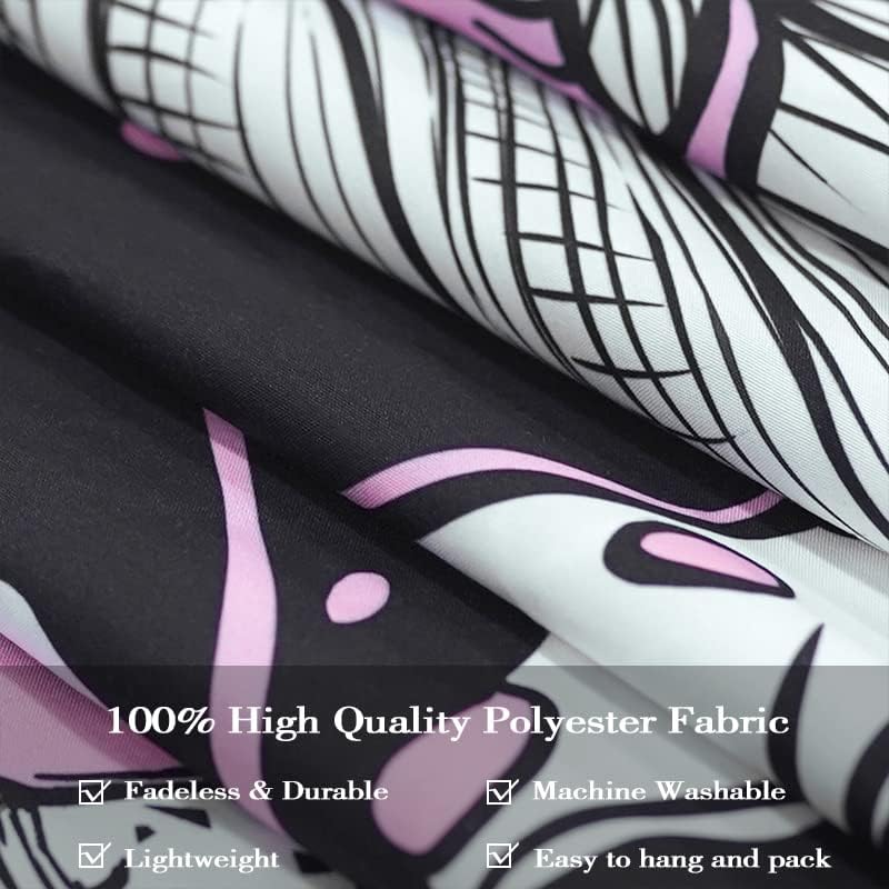 Miniatura 5 de kampdream Tapiz floral de calavera, esqueleto, hongo, gótico, jardín, tapiz estético para dormitorio (60.00 x 80.00 pulgadas, negro rosa)