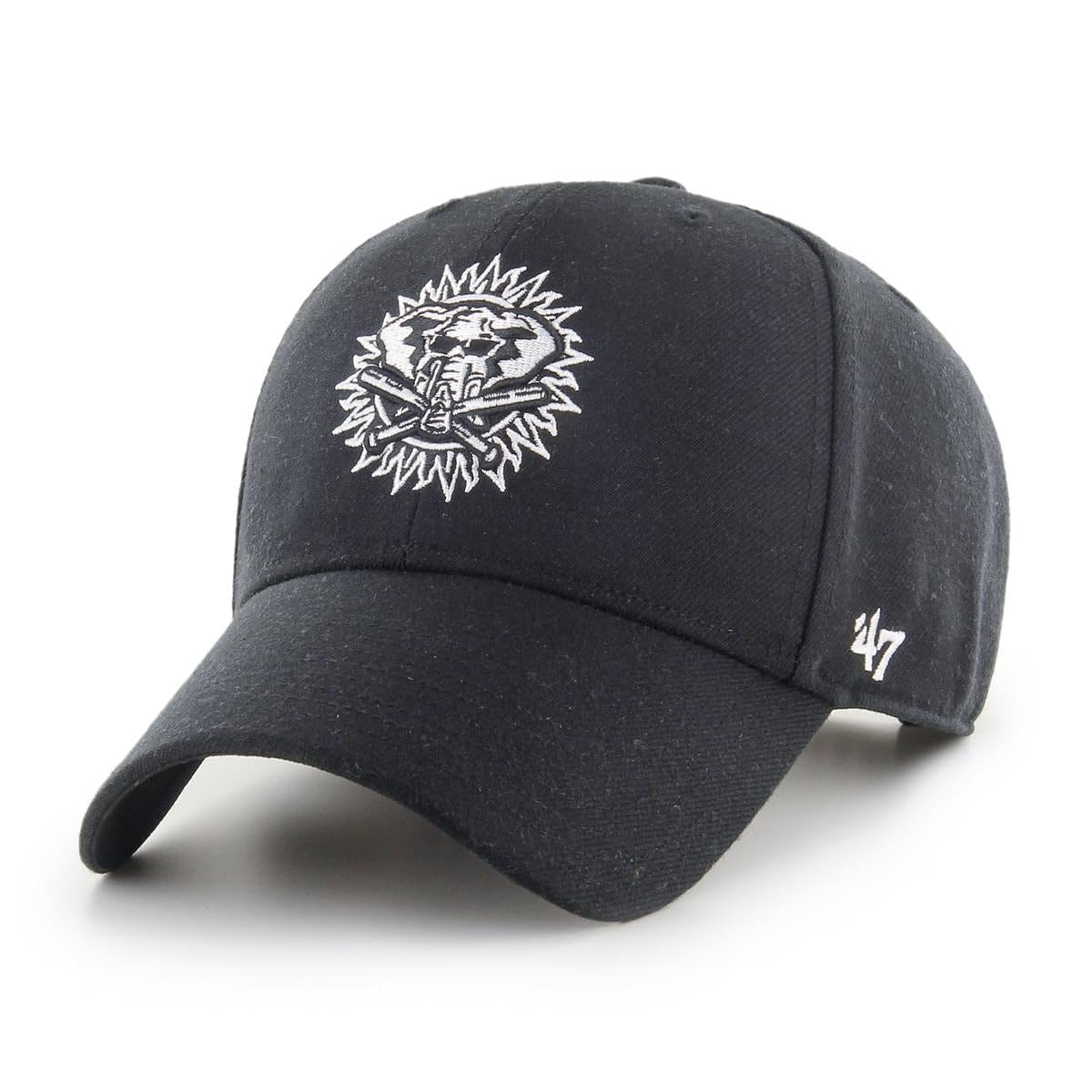 Unisex Black 47 Brand Adjustable Cap - Mvp Oakland Athletics Cooperstown