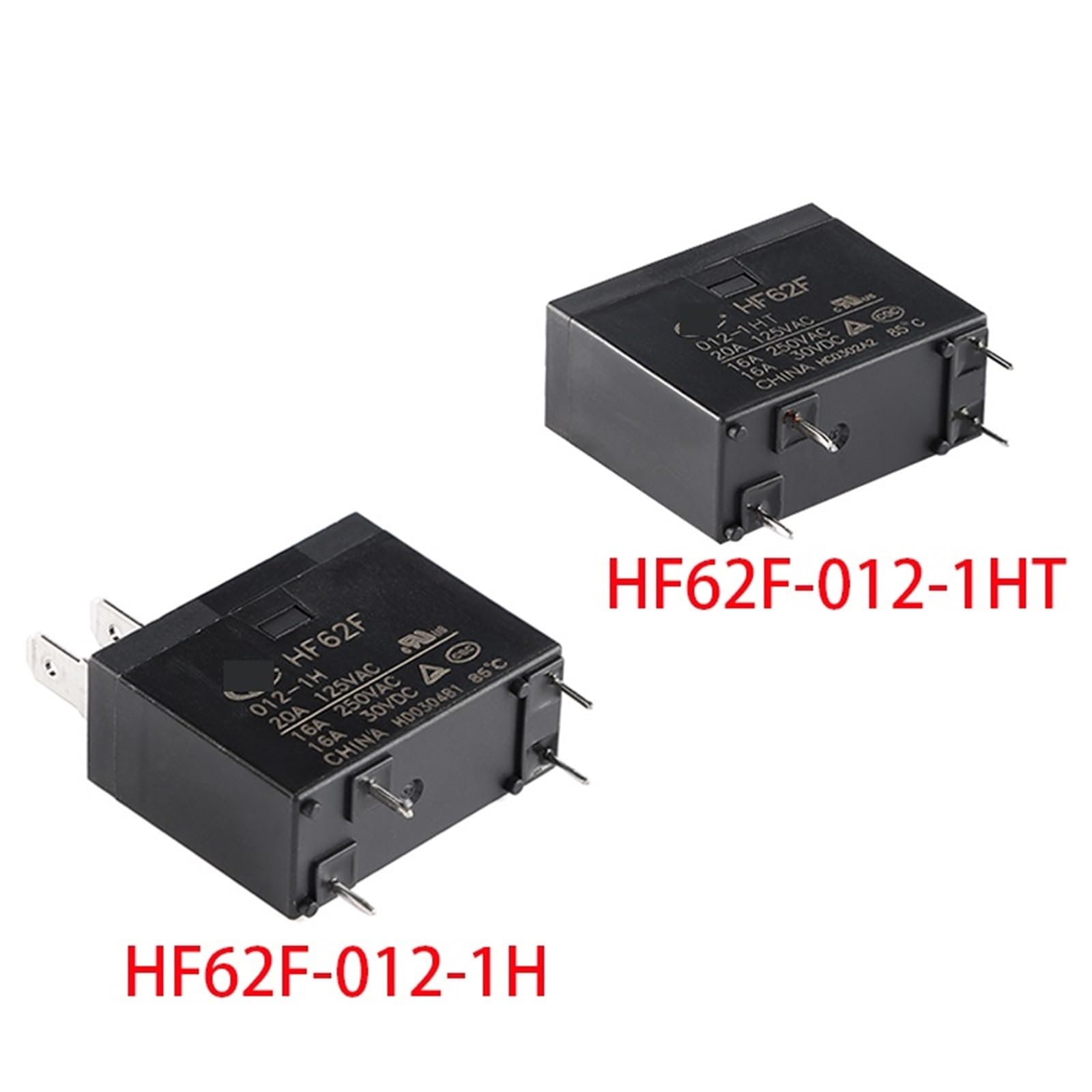 5 stuks relais JQX 62F 012 1H HF62F 012 1H 16A250VAC 20A Eén set sluiters 5 stuks relais JQX 62F 012 1H HF62F 012 1H 16A250VAC 20A Eén set sluiters