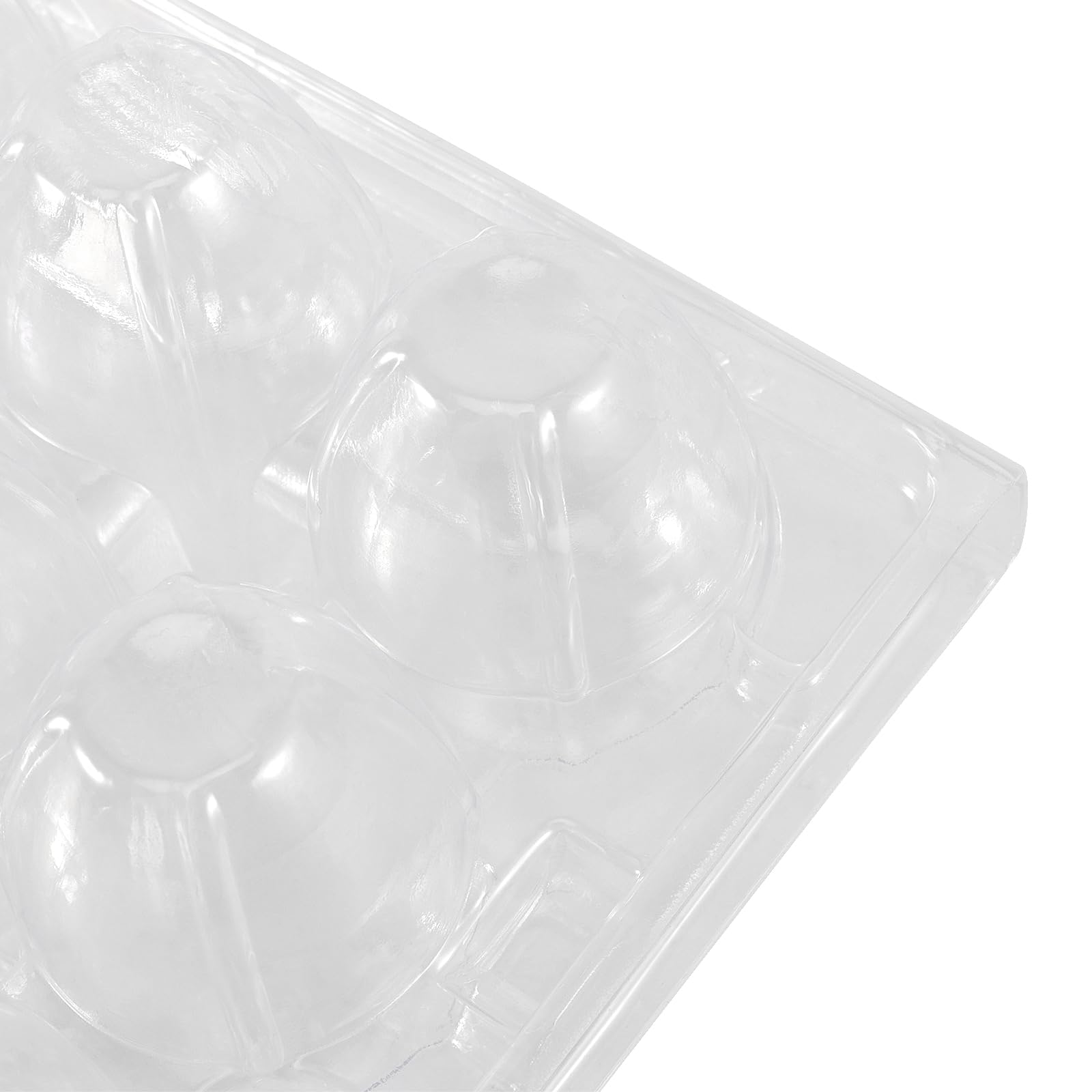 50 cajas de huevos de codorniz de plástico, 12 unidades, caja de huevos de codorniz, caja transparente para huevos de codorniz, para nevera