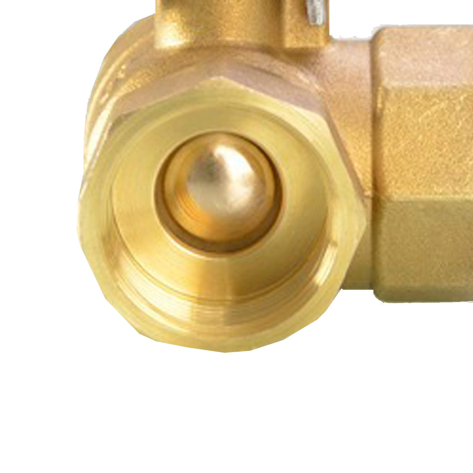 3-Wege Kugelhahn Aus Messing - T-Bohrung Mit Hebelgriff Für Wasserleitung