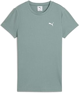 PUMA Womens ESS ELEVATED Rib Tee Tees