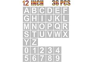 Utterly Enormous 12-Inch Stencils