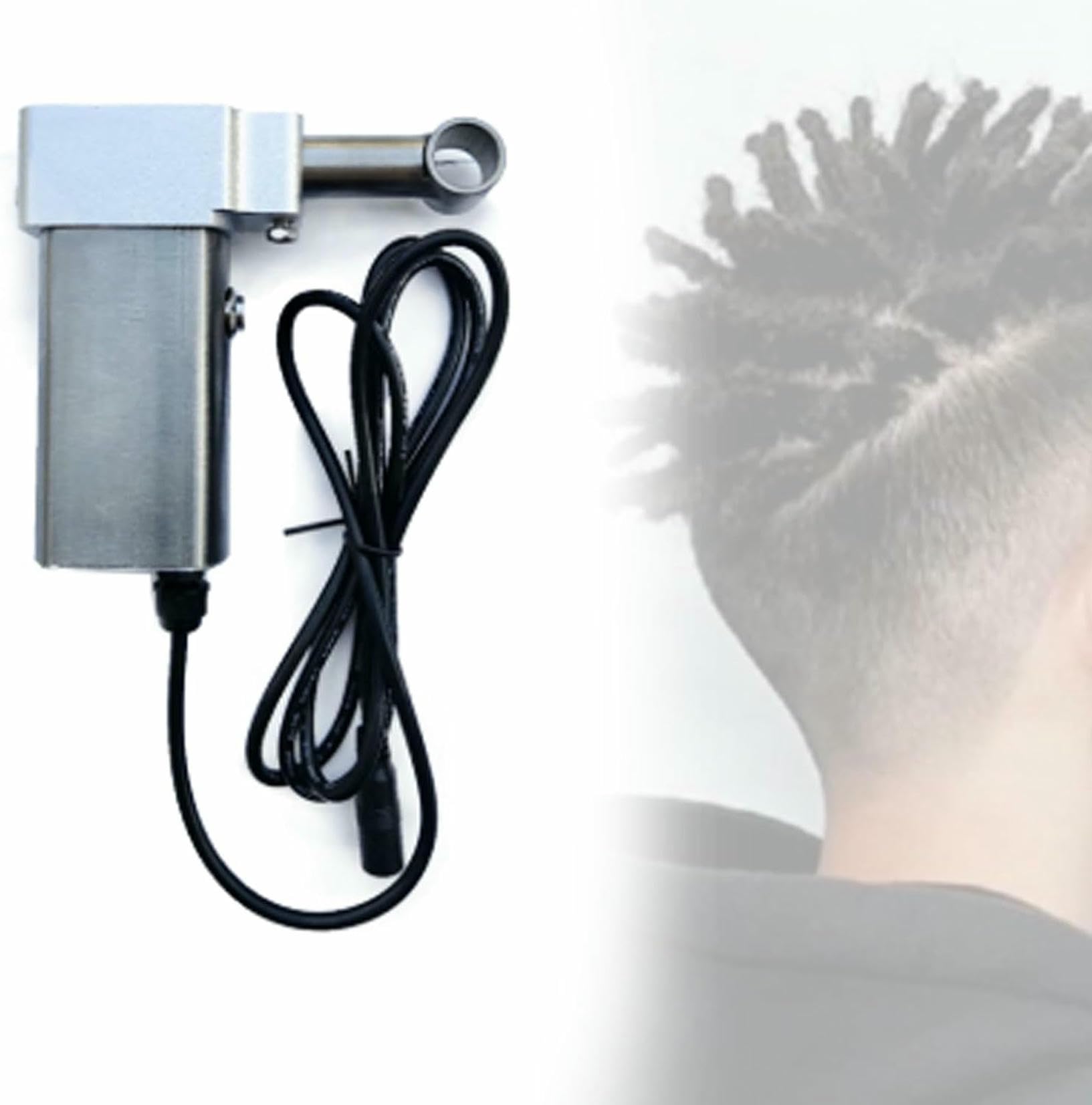 Máquina eléctrica para rastas portátil con cabezales de 6-16 mm para trenzado eficiente