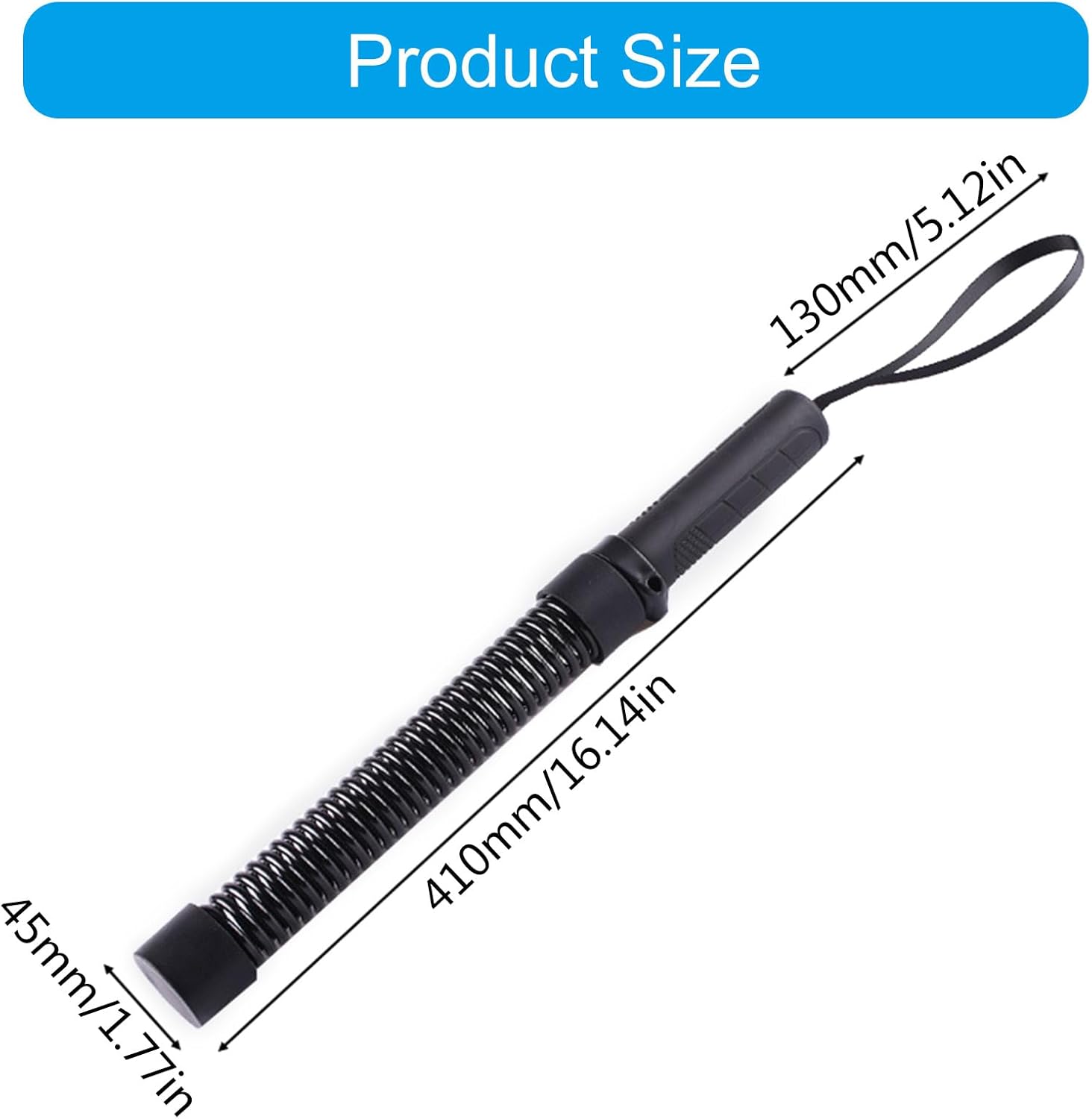 2Pcs Workout Exercise Rope Replacement Spring Rod Portable for Gym Training Home Enduring Portable Battle