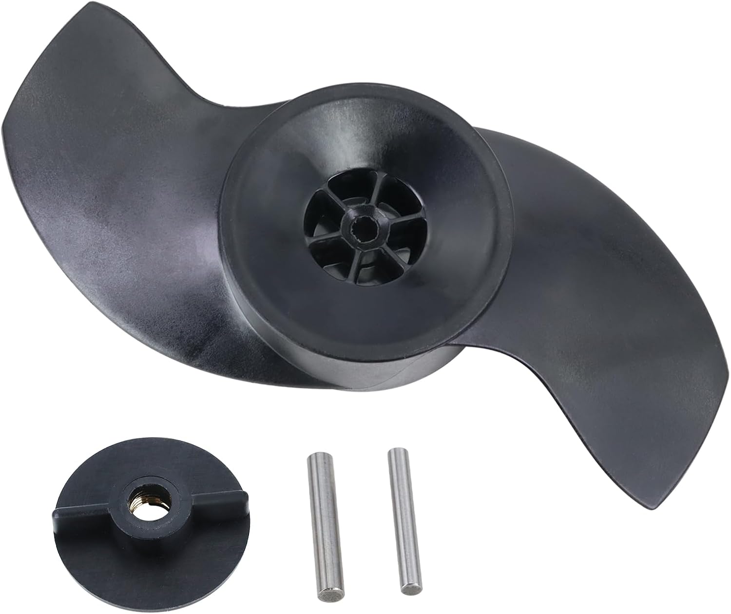 8M4004173 2-Blade Weedless Propeller Prop Fits Trolling Motors with 3.5-Inch Lower Diameter Housing, 3.5-Inch Hub 10.25-Inch Diameter