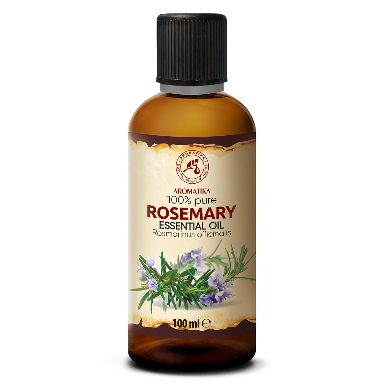 Olejek Eteryczny Rozmarynowy 100 ml - Rosmarinus officinalis - Olejek Aromatyczny do Dyfuzora - Aromaterapia - Świece Zapachowe - Mydła - Długotrwały aromat - Odświeżanie Powietrza