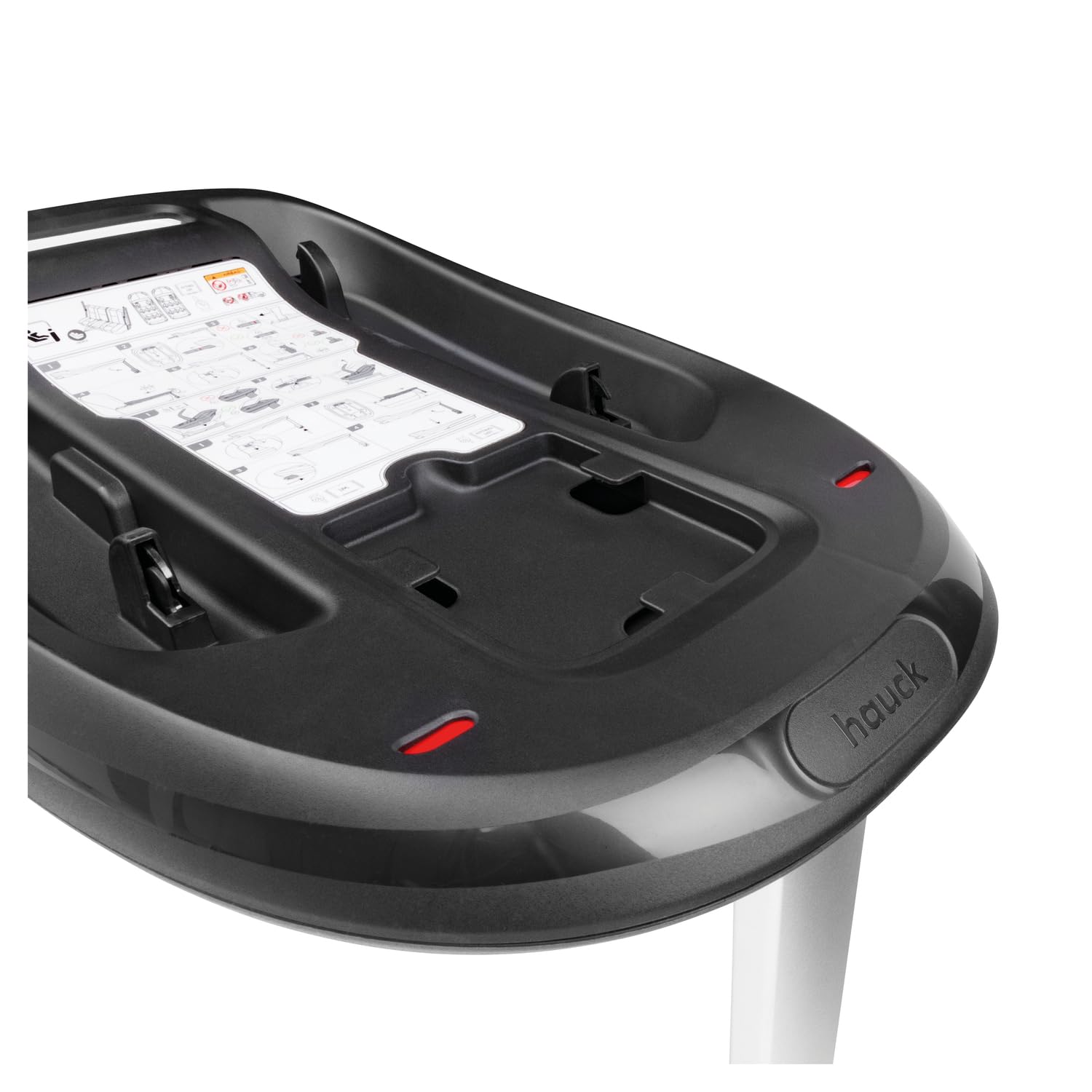 hauck Base ISOFIX, Nero - Compatibile Solo con Ovetto Neonato Drive N Care, Seggiolino Auto Omologato i-Size UN ECE R129, Fissaggio Sicuro e Semplice in Macchina