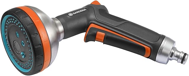 Gardena 18317-20"Premium" Multi Sprayer - Black/Silver/Orange