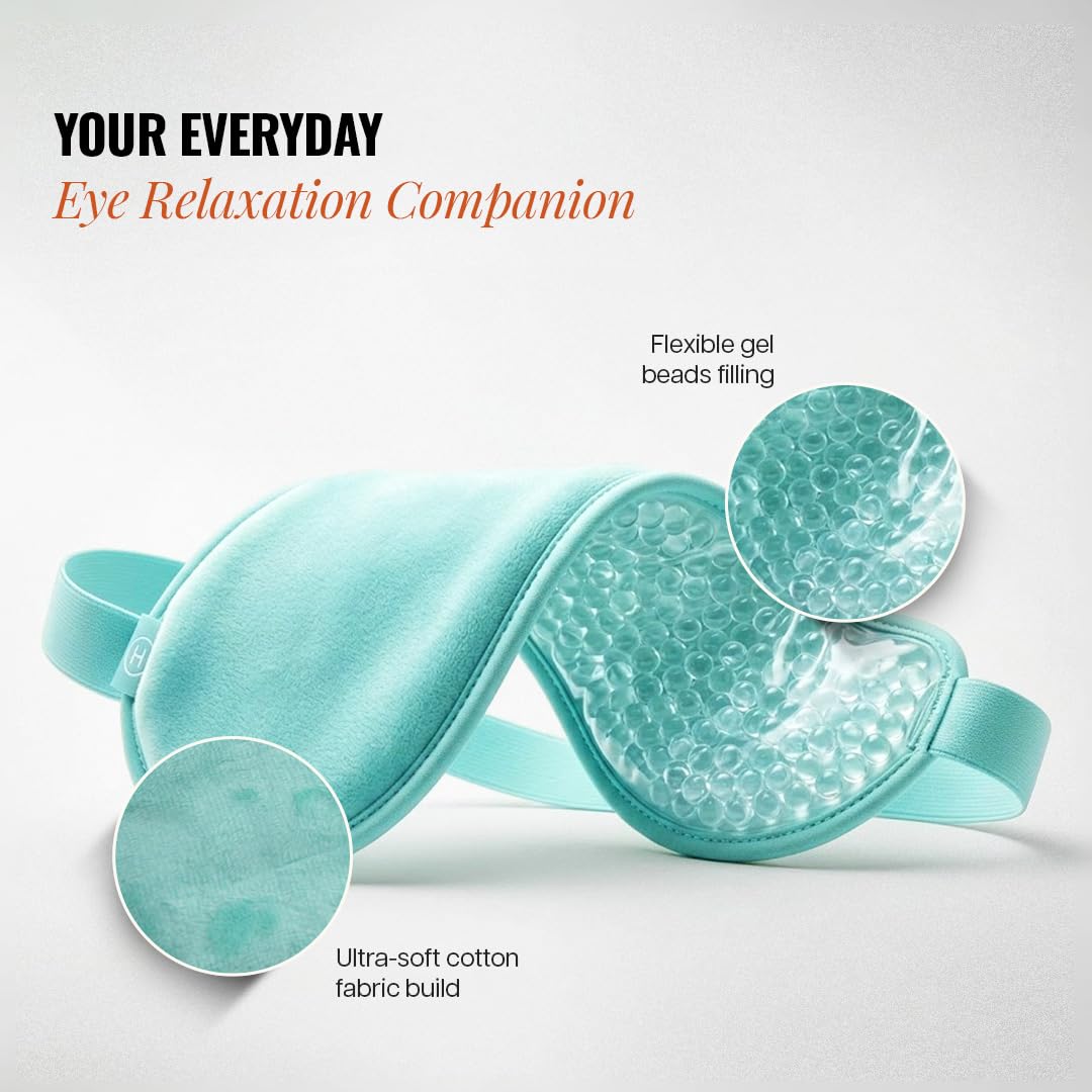 Wiselife Cooling Eye Gel Mask for Dark Circles, Puffy Eyes, Dryness & Redness Relief | Reusable Cooling Gel Eye Pads for Pain & Stress Relief | Soothing Eye Patch for Women & Men, Hot & Cold Therapy — Amazon image 4