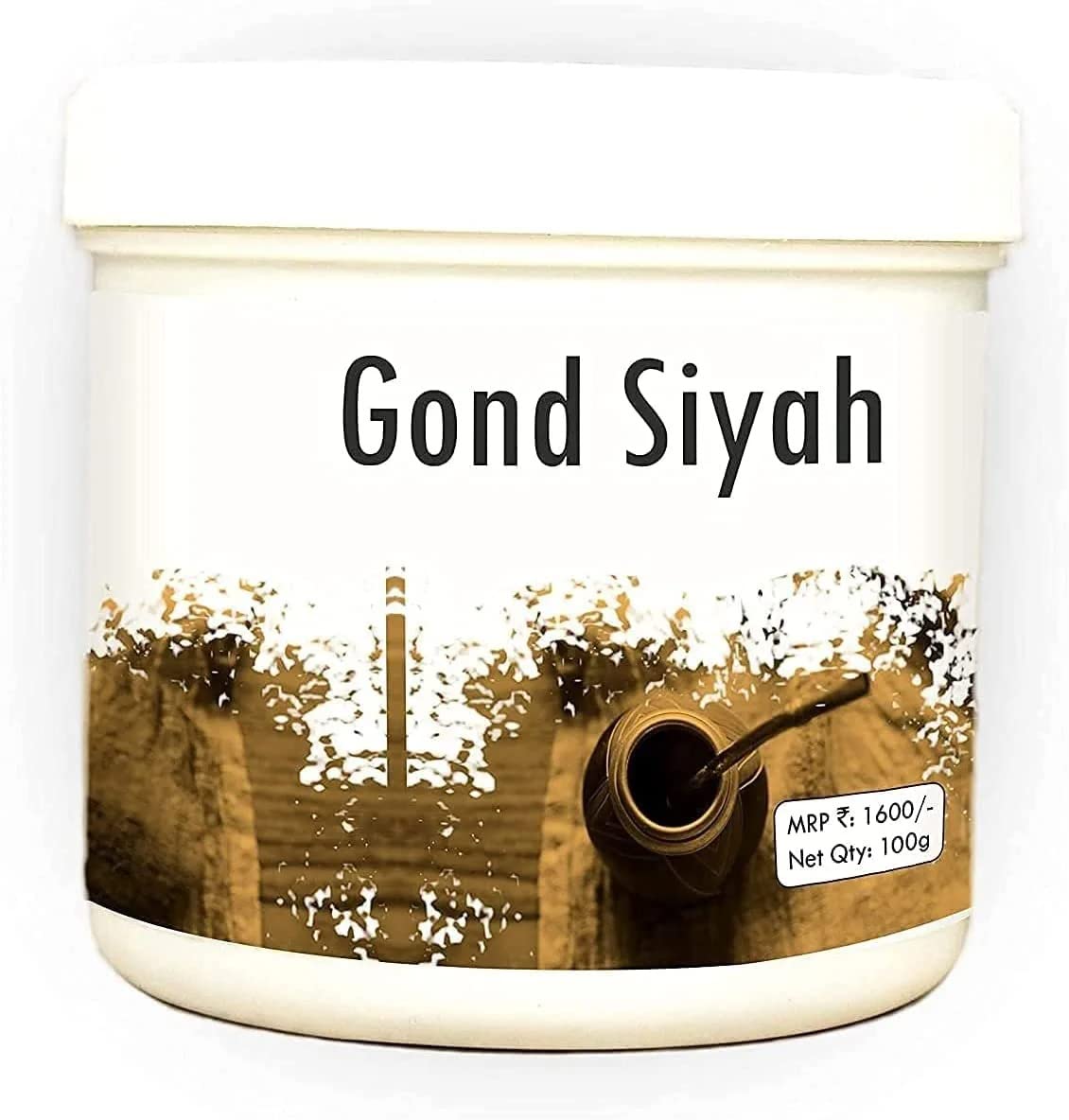 QuickShip Hakim Suleman's Gond Siyah (Kala Gond) - Pure & Natural Plant Based Product 3.5274 Ounce