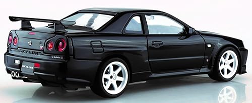 Miniatura 3 de Aoshima Nissan BNR34 Skyline GT-R V-Spec II '02 Custom Wheel 124 Kit de modelo