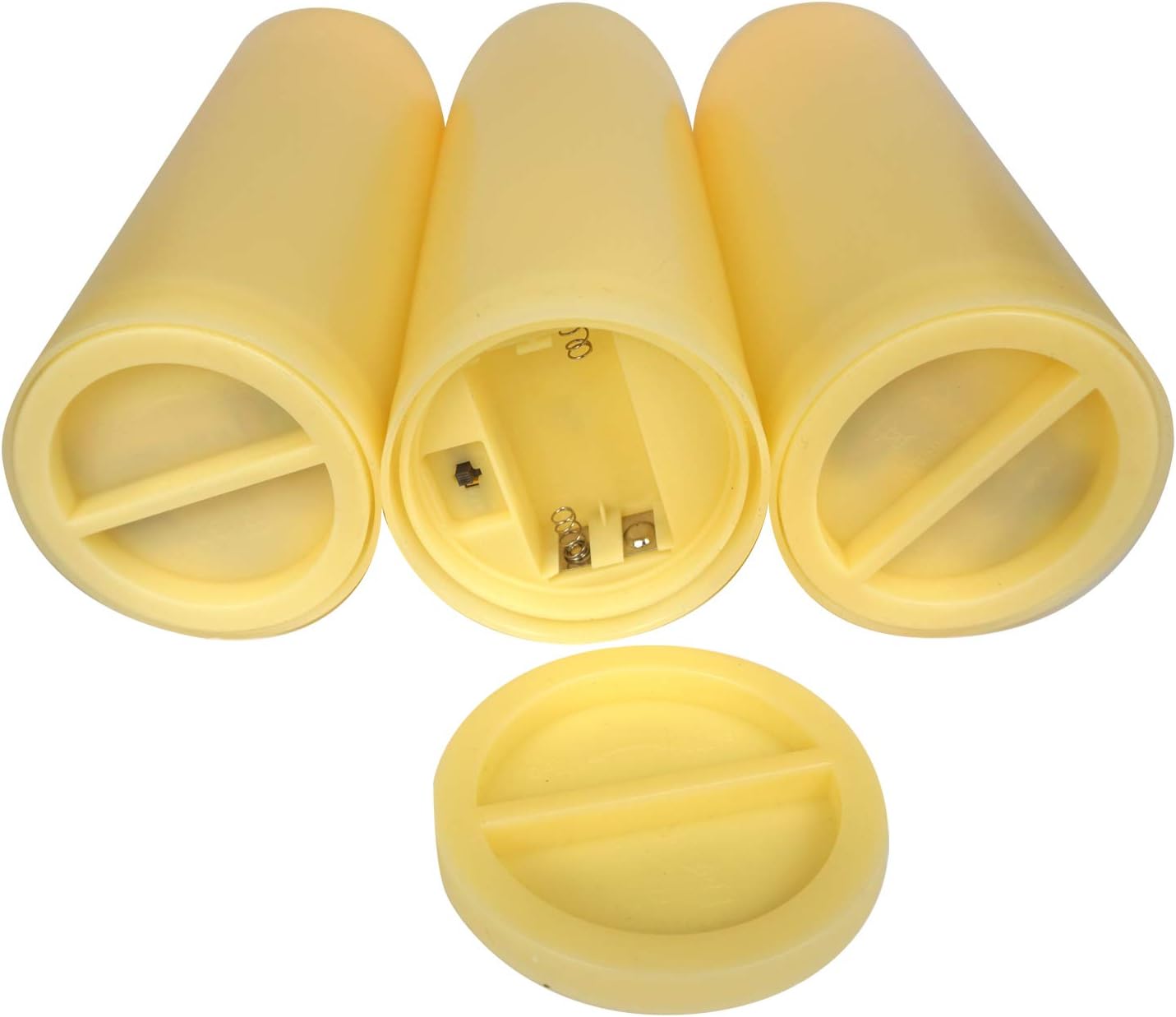 3PCS 8" Waterproof LED Flameless Timer Candles, 1000 Hours Long Battery Life/Flickering Battery Operated Electric Outdoor LED Large Pillar Candle for Outside Lantern Festival Decor etc.