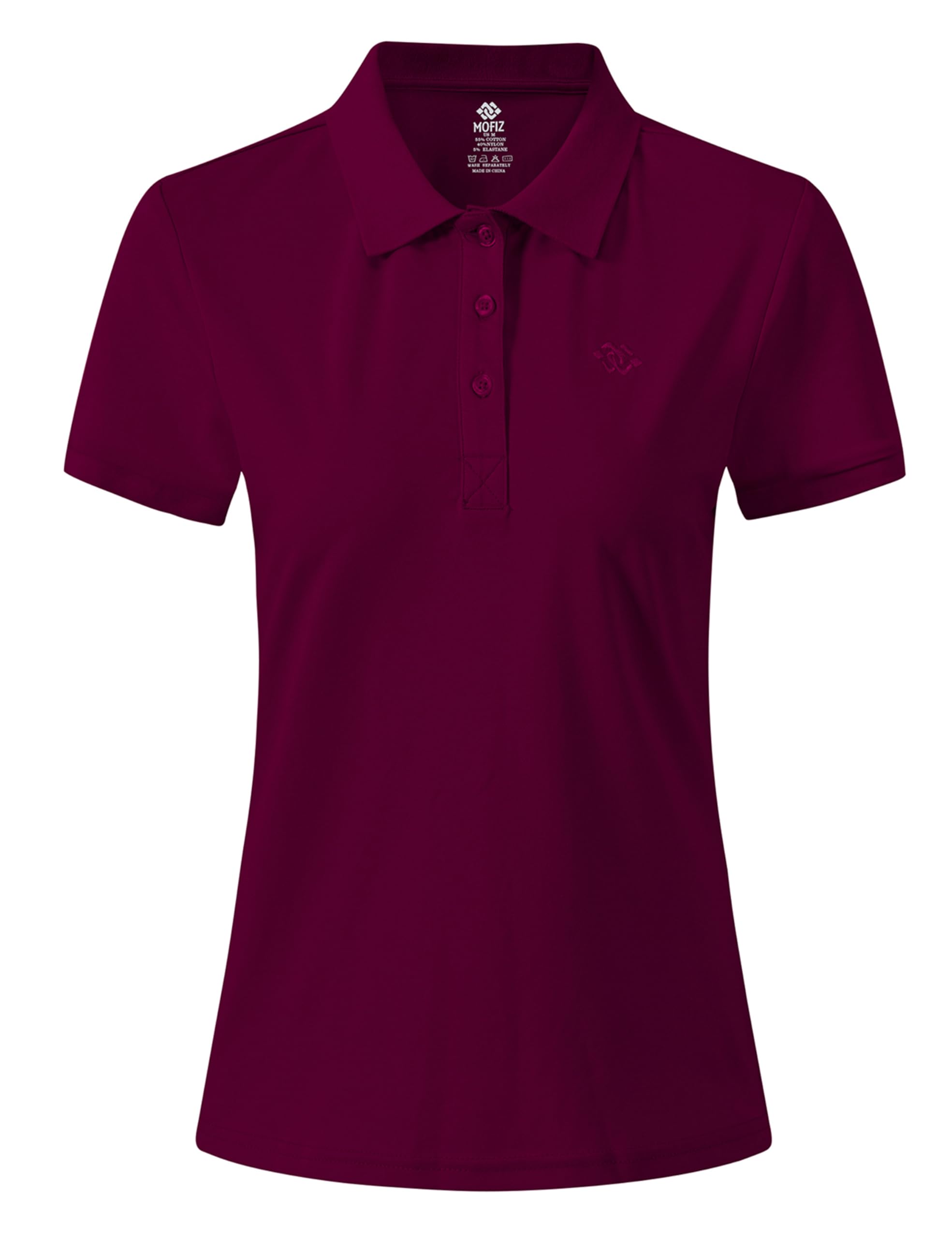 Damen Poloshirt Kurzarm Baumwolle Golf Polohemd Atmungsaktiv Fitness Sport Sommershirts