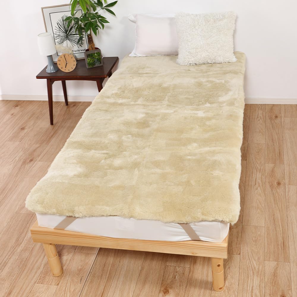 Amazon｜ムートン 敷きパッド シーツ シングル 100cm×200cm ダブル