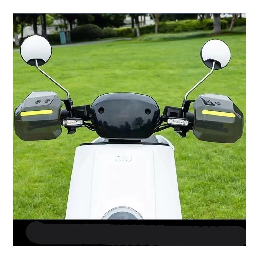 Protector Mano fácil Instalar y desmonta Motocicleta Scooter con Tira Reflectante Nocturna protección contra el Viento, la Lluvia Sol