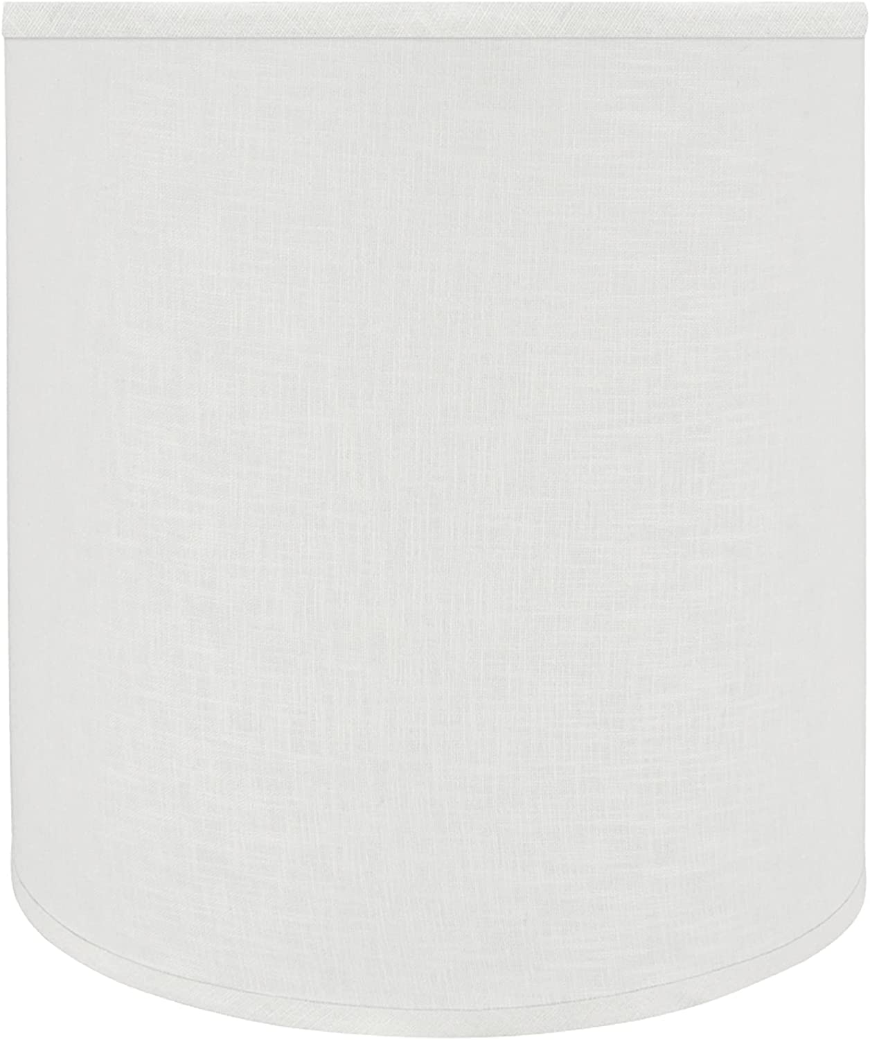 Aspen Creative 32532A, Transitional Drum (Cylinder) Shaped Construction White, 15" Wide (14" x 15" x 15") Spider LAMP Shade