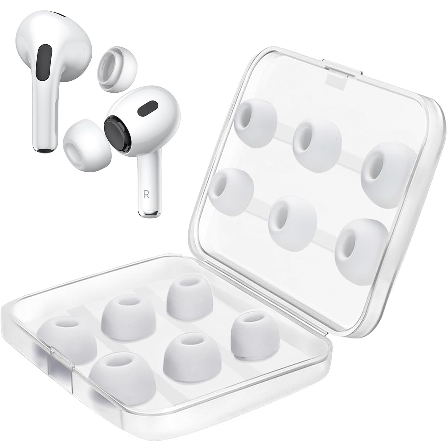 Amazon | AirPods ProとAirPods Pro 2用交換用イヤーチップ、ノイズ